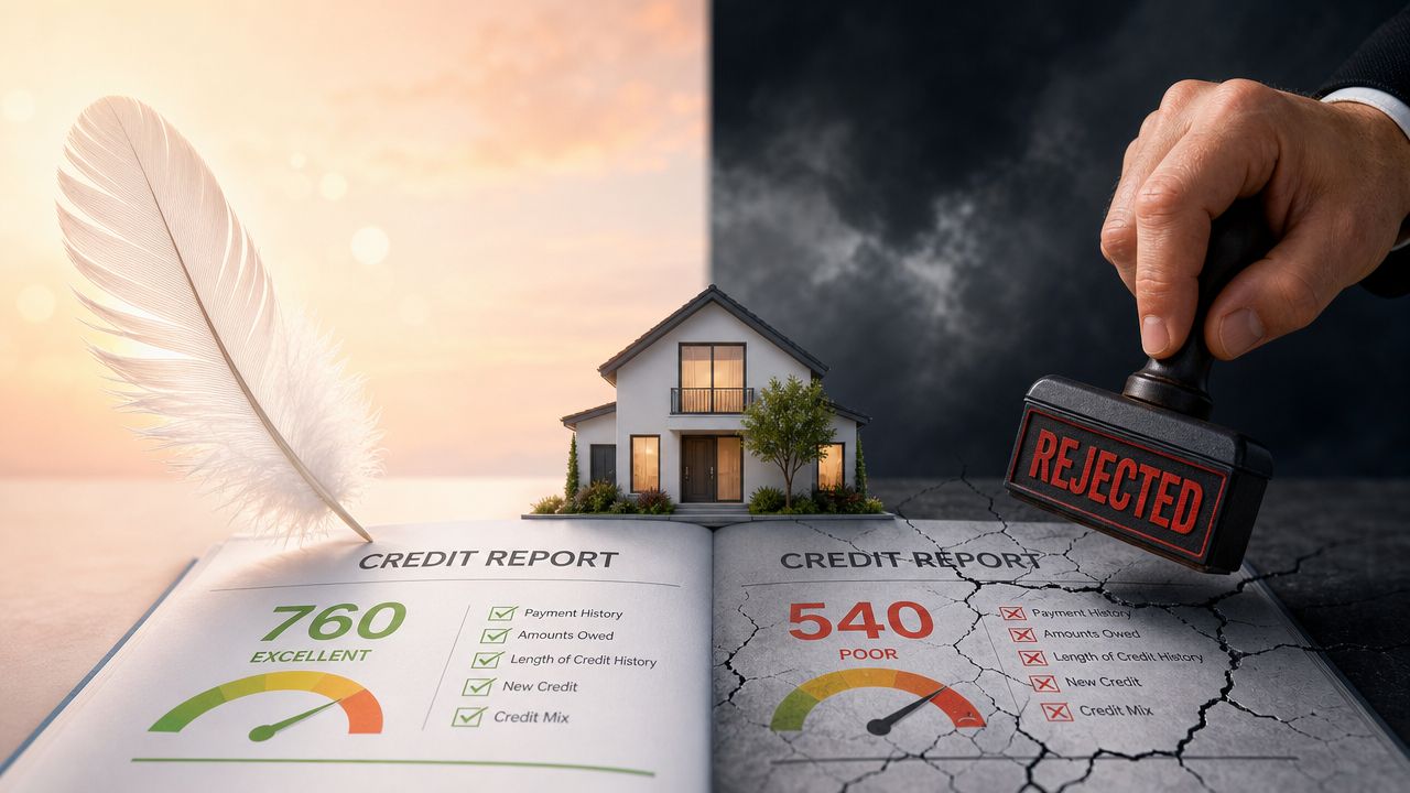 Credit report, supporting documents, and review notes for soft and hard credit inquiries